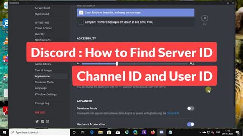 find discord channel id